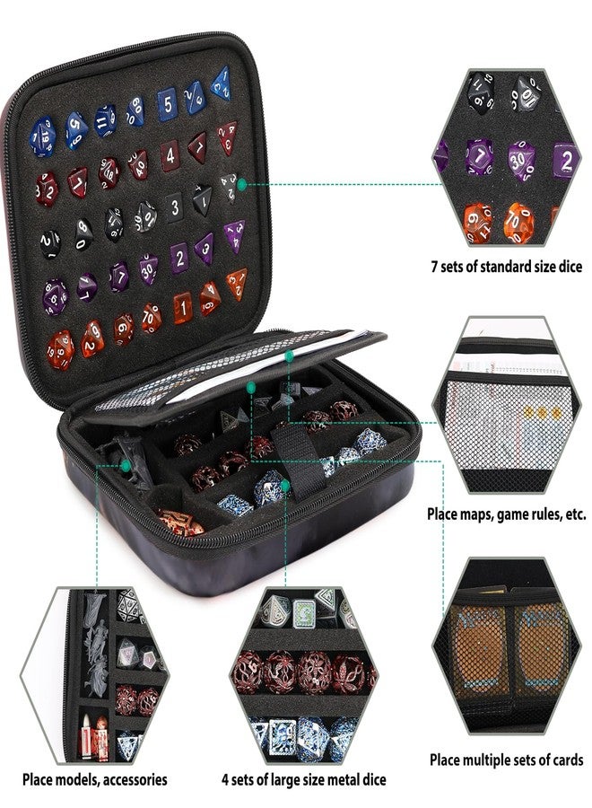 sabermaster Dice Storage Case Dice Bag Dice throne dnd dice tray dice holder dnd dice storage dice case Multifunctional storage Organizer Role Playing Game for Rpg Table Game (C) - Image 3
